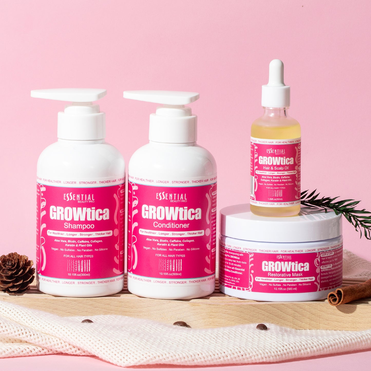 Essential Beauty Pro Hair Growth GROWtica Hair & Scalp Oil
