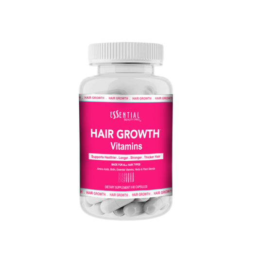 Essential Beauty Pro Hair Growth Vitamin Complex -  Amino Acids, Biotin, Herbs, Plant Sterols 1 Month Supply